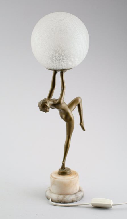 BORDSLAMPA, art déco, 1900-talets första hälft.