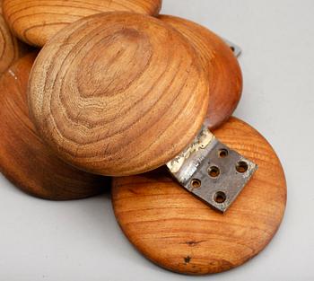 DÖRRHANDTAG, 10 st (8+2), Teka Alingsås, 1900-talets mitt.