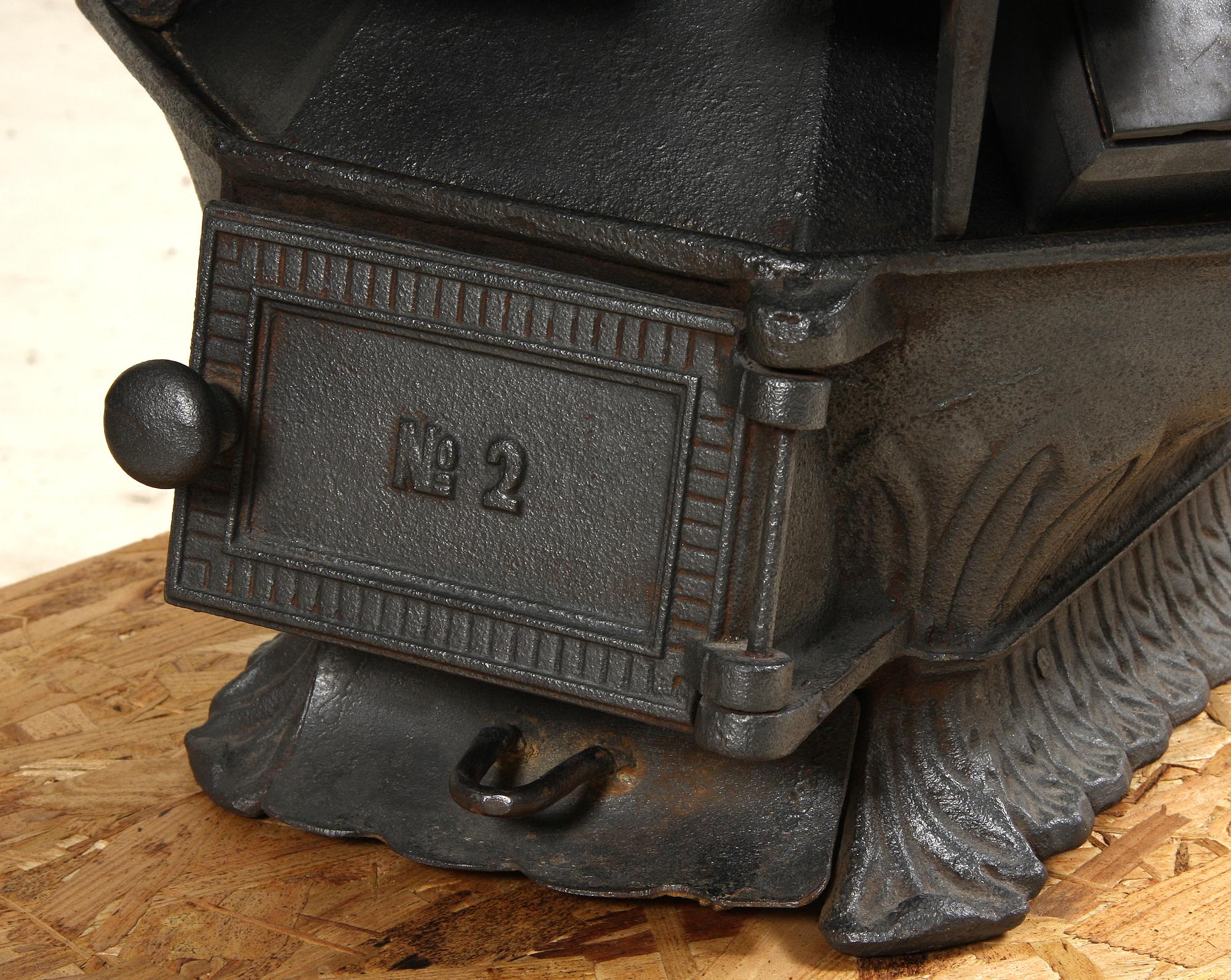 SKRÄDDARKAMIN, gjutjärn, "No 2", Husqvarna, 1800/1900- tal.
