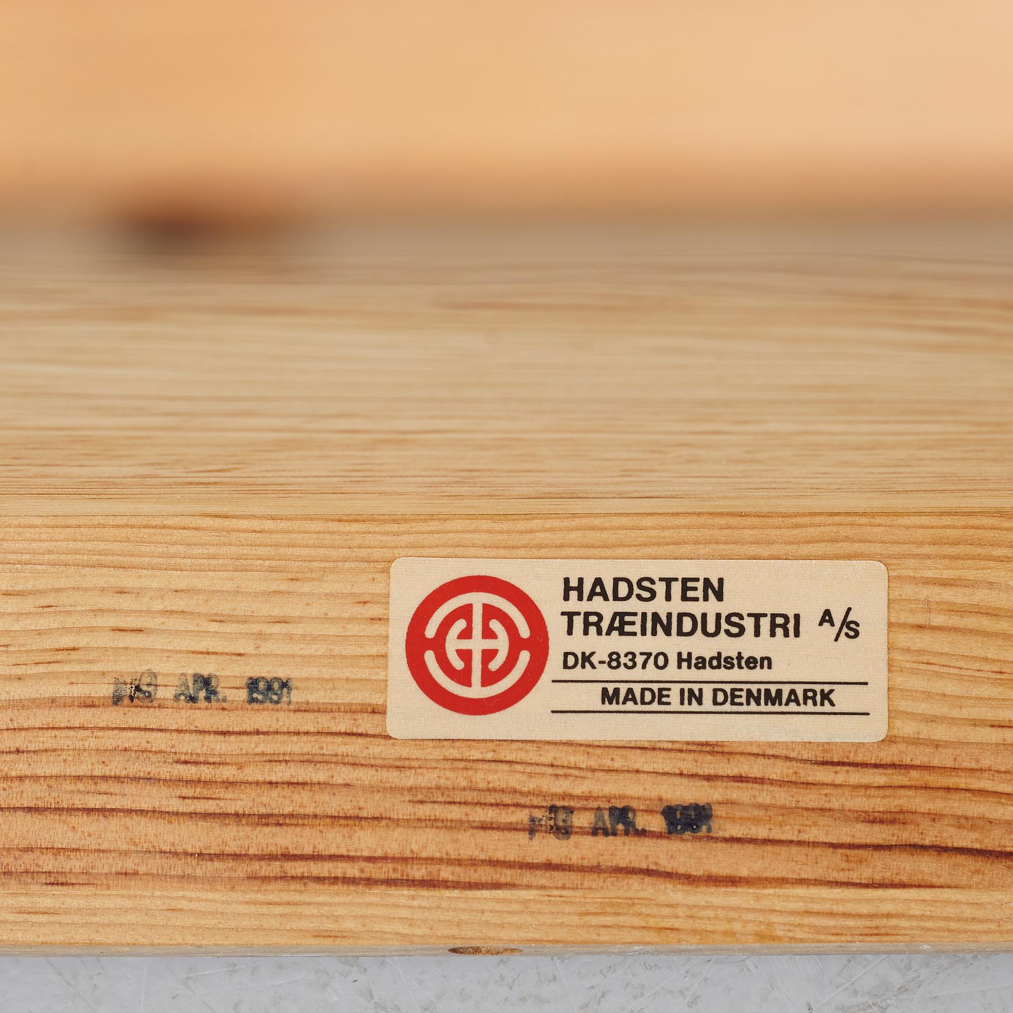 Andreas Hansen, a set of four bookcase modules from Hadsten Træindustri, Denmark.