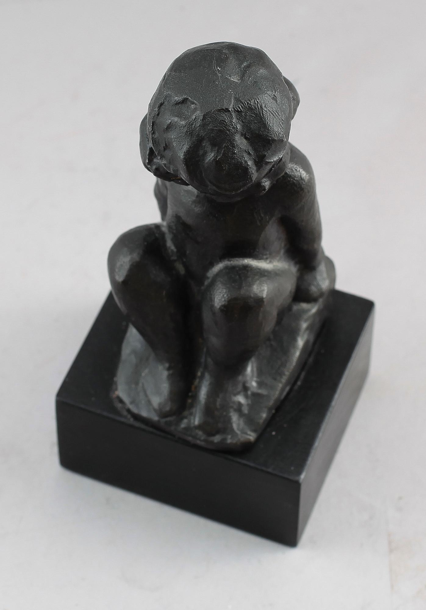 CARL EINAR BORGSTRÖM, tillskriven, skulptur, brons, stämpelsignerad.