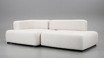 SOFFA, 2 delar, "Alphabet", Piero Lissoni för Fritz Hansen. Inköpt 2013/2014.