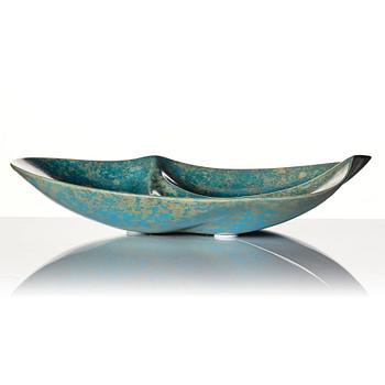 Hans Hedberg, a faience dish, Biot, France.