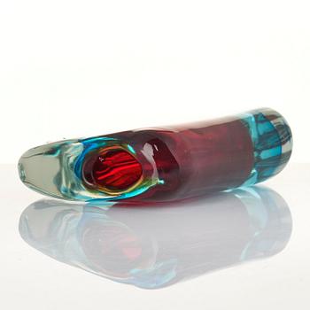 Antonio da Ros, a "Momento" glass vase, Cenedese, Murano, Italy, 1960s.