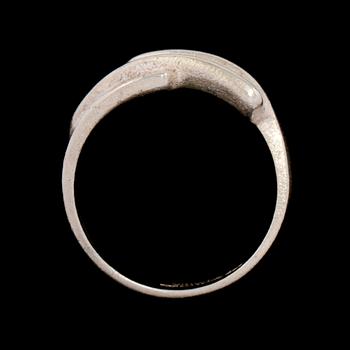 RING, sterlingsilver, Björn Weckström, Lapponia, Finland. 1996. Vikt 8 g.
