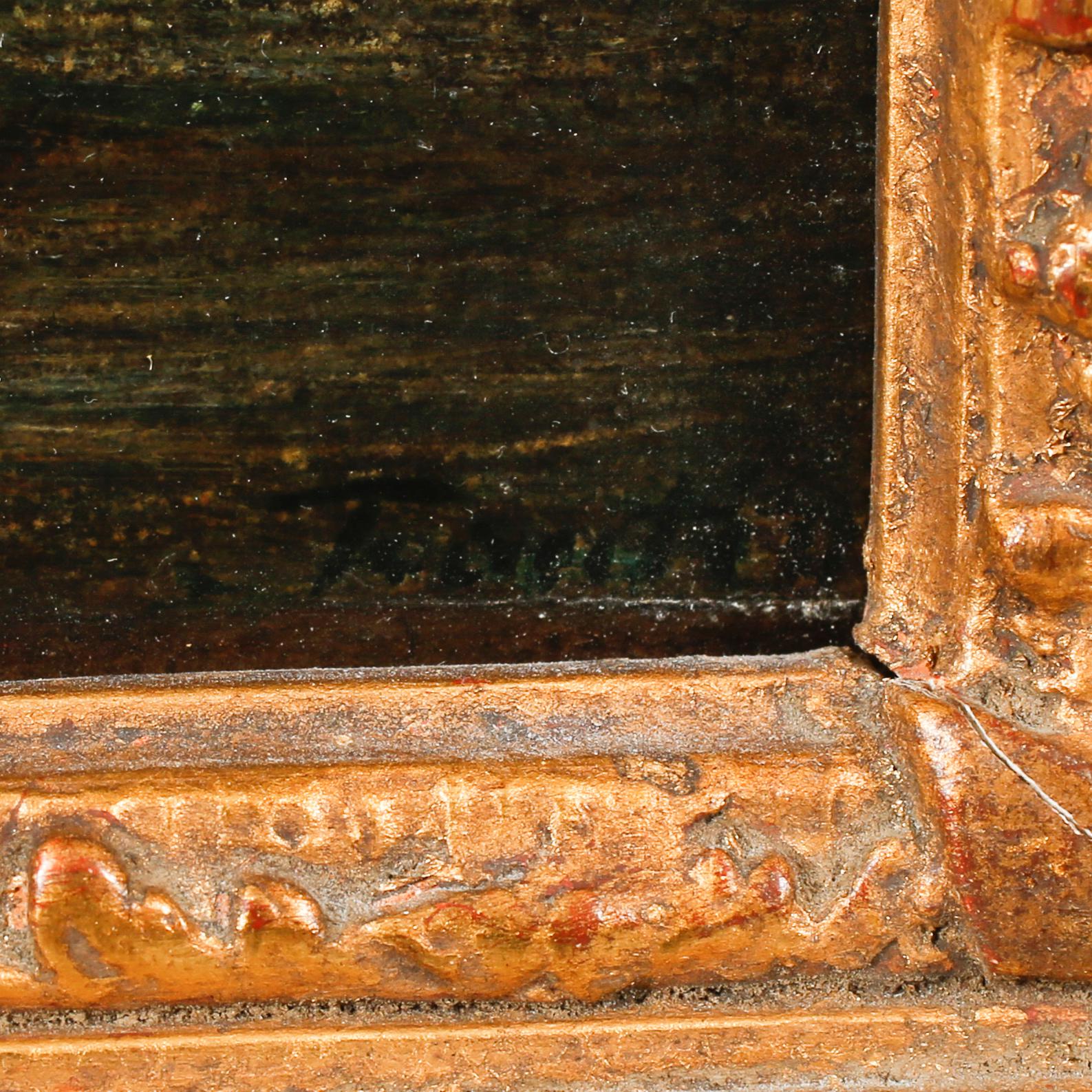 HENRI-THÉODORE FANTIN-LATOUR,  oil on canvas, signed.