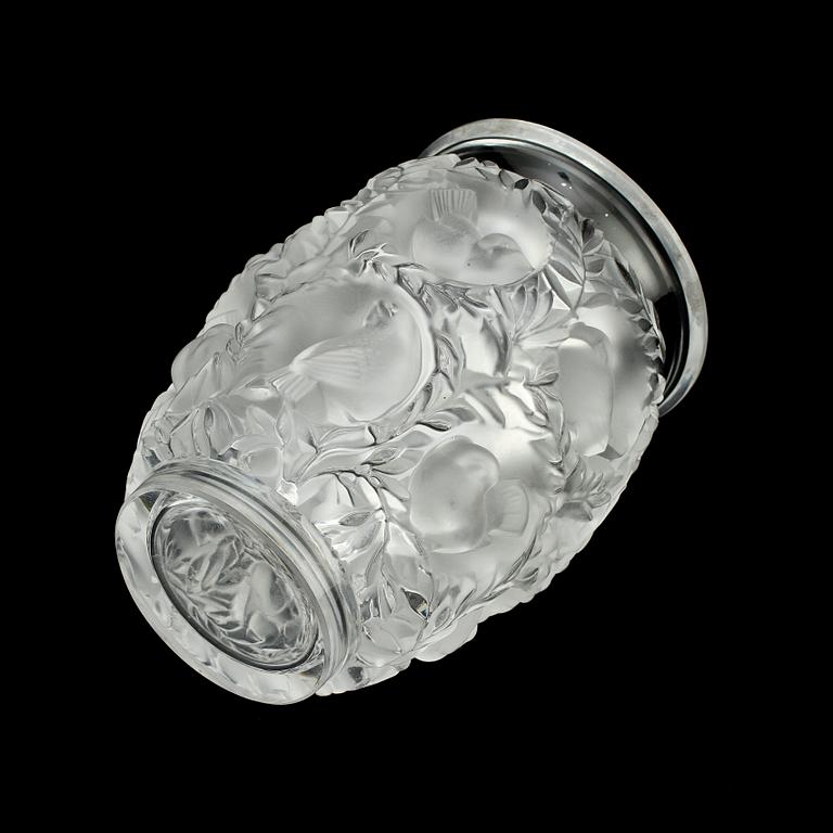 VAS, glas, "Bagatelle", Lalique, Frankrike, sign, 1900-tal.