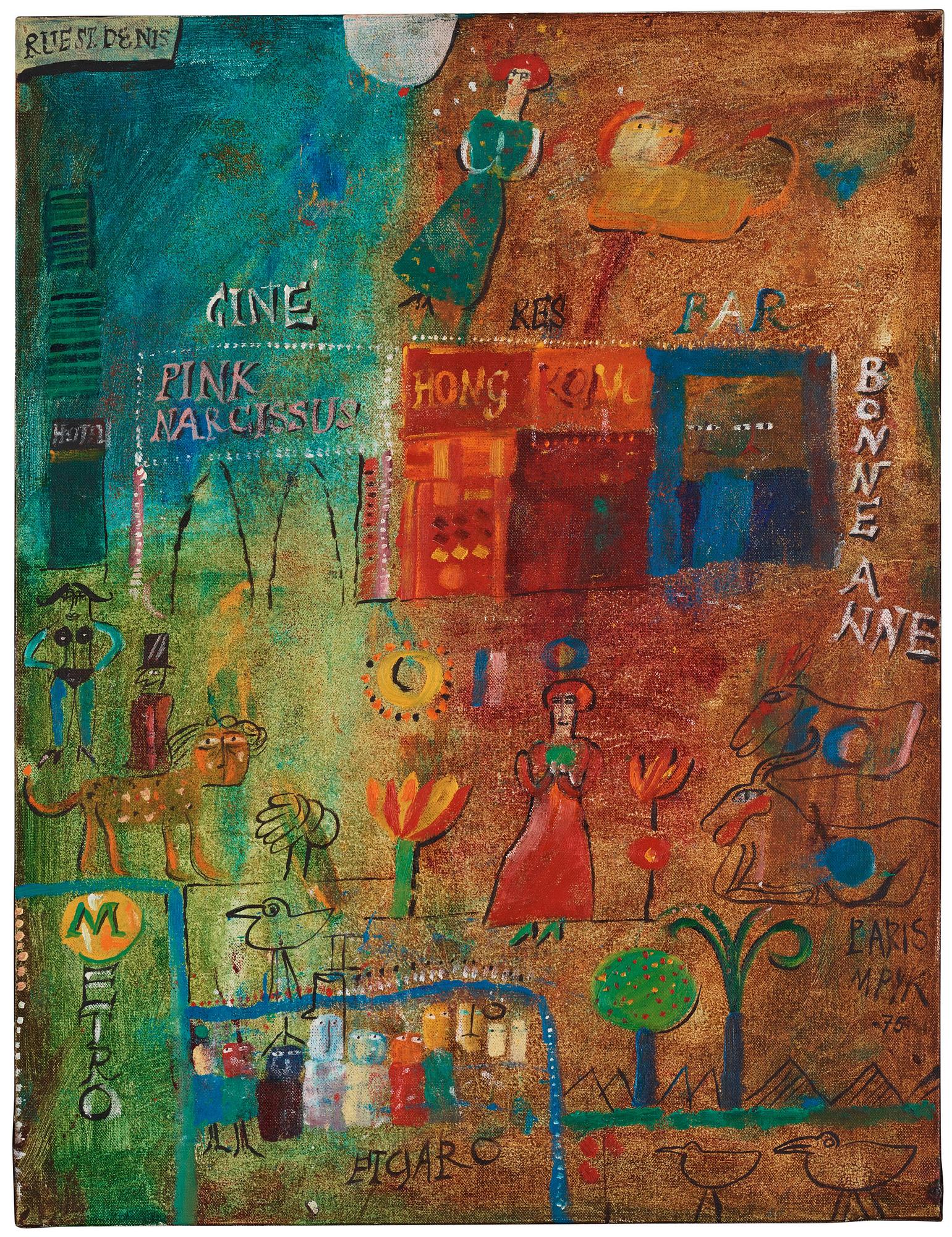 Madeleine Pyk, Scene from Paris.