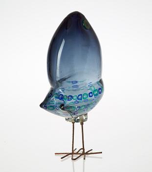 An Alessandro Pianon 'Pulcino' glass bird, Vistosi, Italy 1960's.