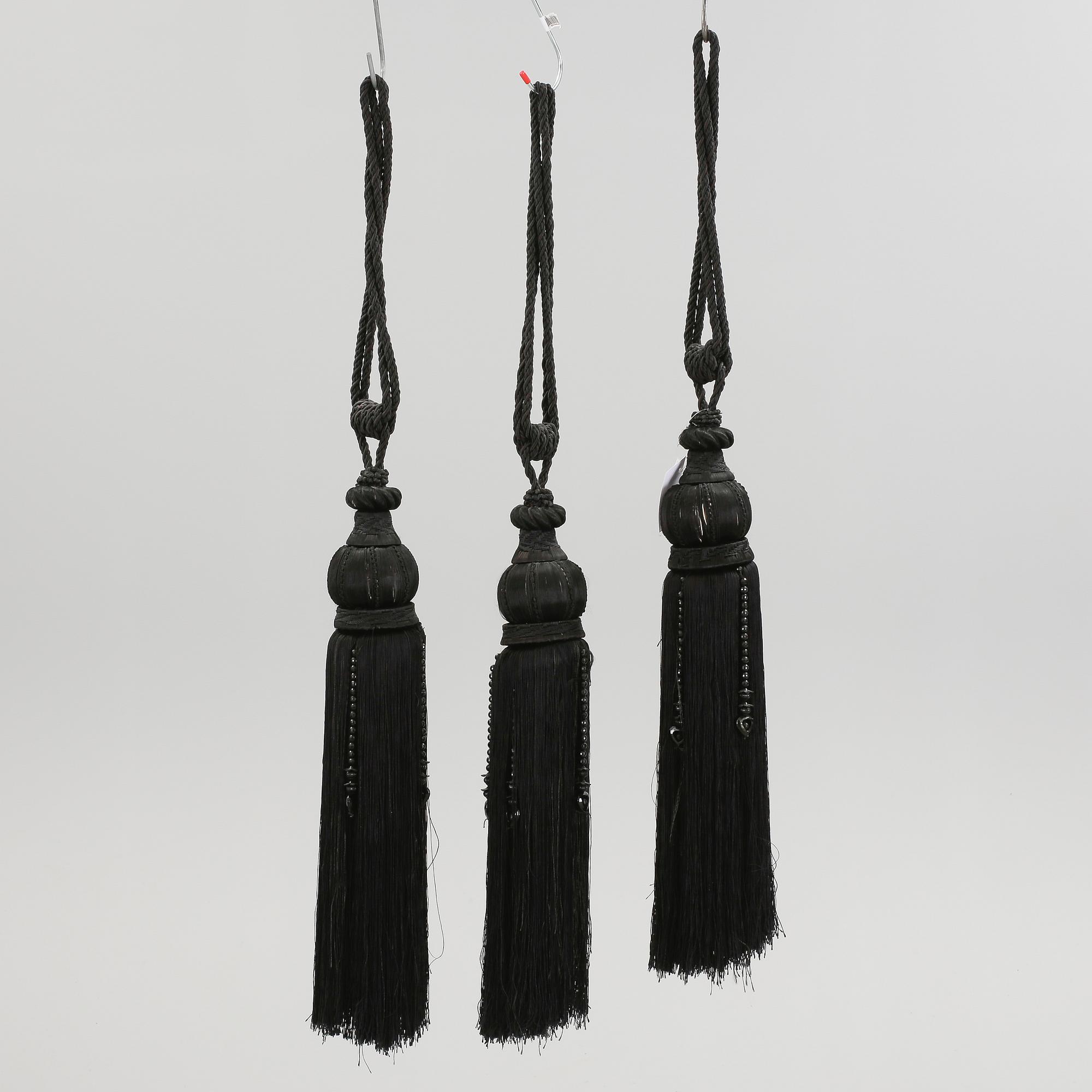 GARDIN/DRAPERITOFSAR, 3 st, modern tillverkning.