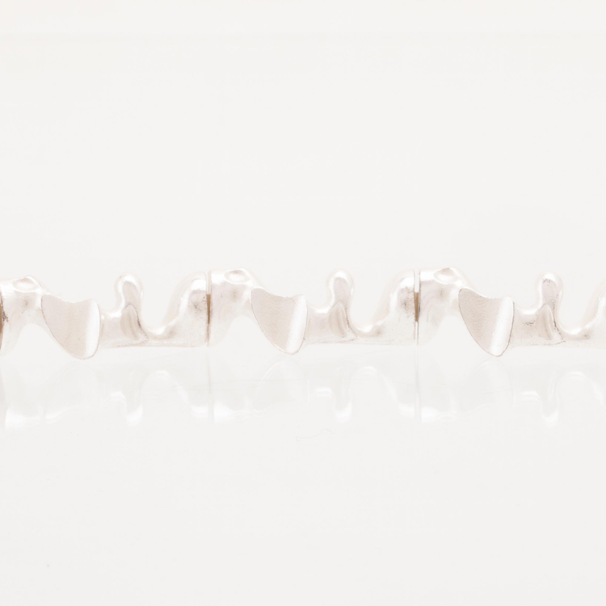 Björn Weckström, armband silver "Cetus" Lapponia 1989.