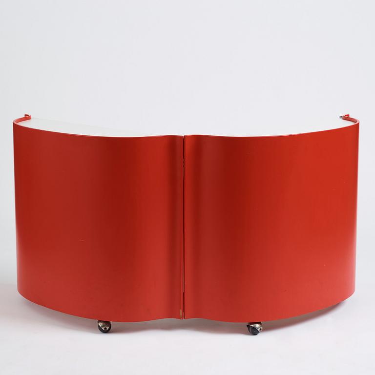 Eugenio Gerli, a bar trolley, "Jamaica", Tecno, Italy, 1960-70s.