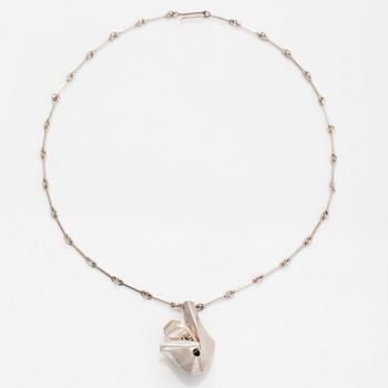 Björn Weckström, necklace, “Auriga”, silver, Lapponia, 1977.