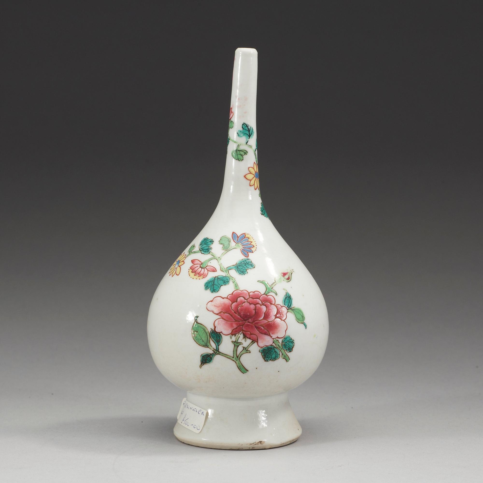 VATTENDROPPARE, kompaniporslin. Qing dynastin, Qianlong (1736-95).