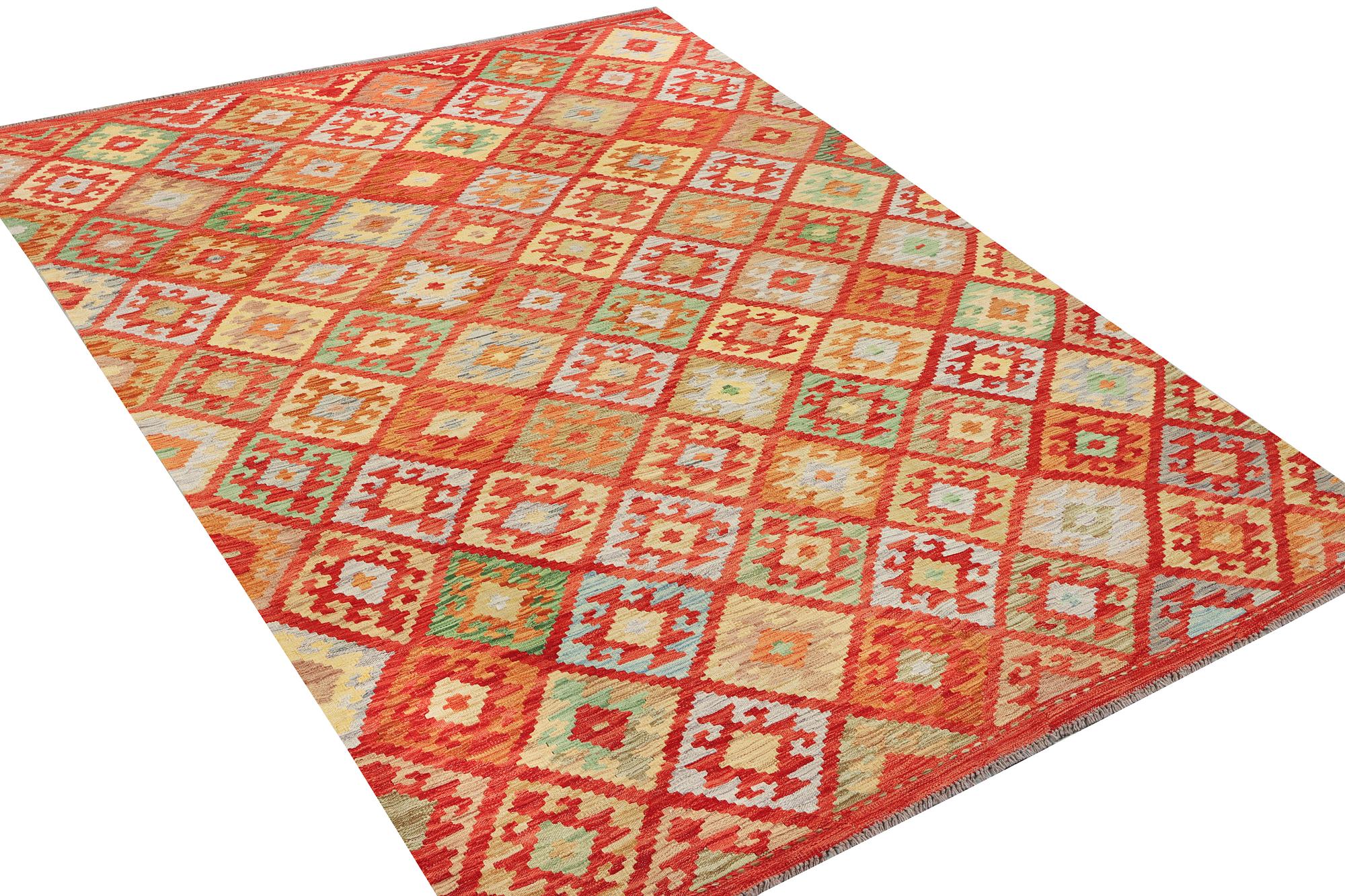 A Kilim carpet, c. 307 x 202 cm.