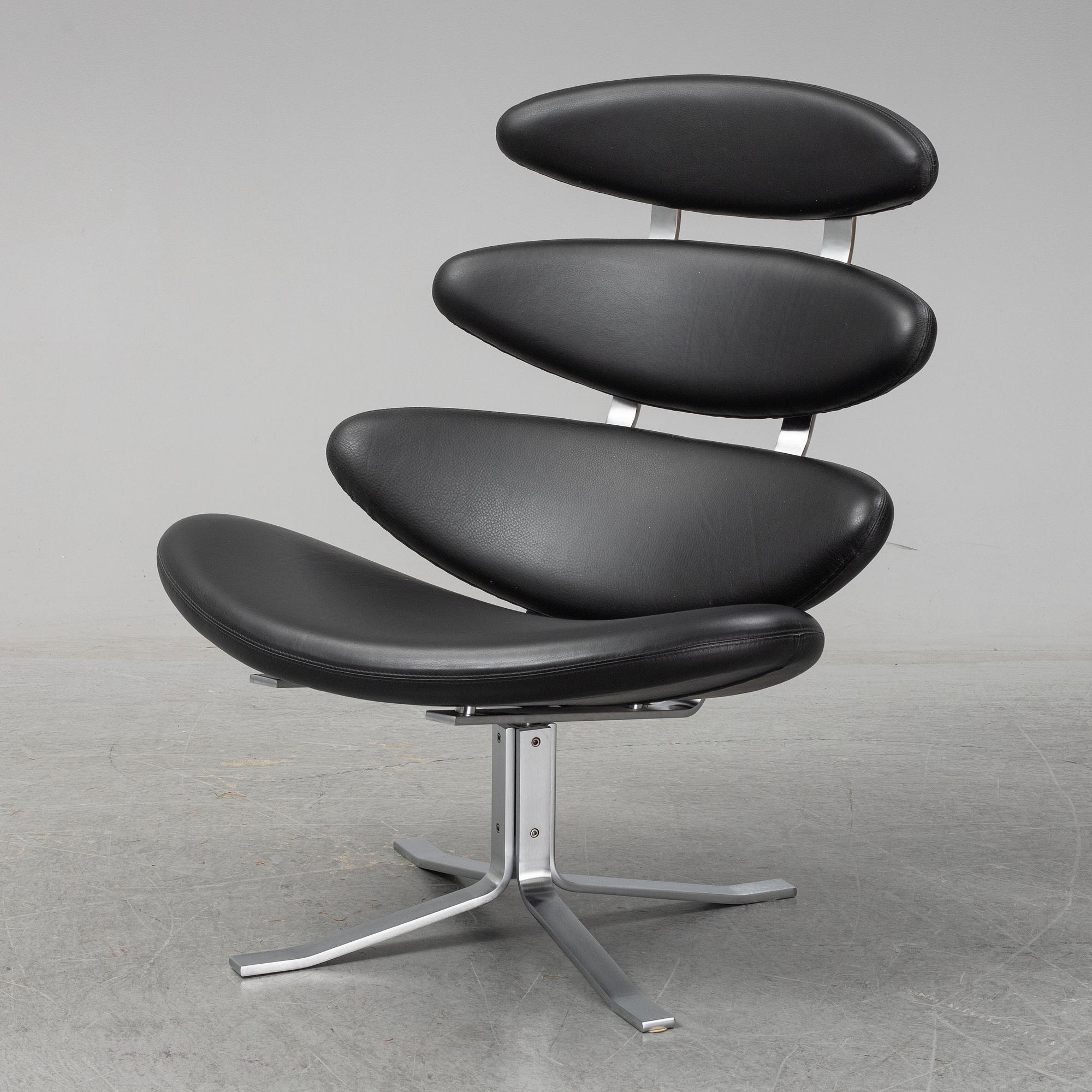 POUL VOLTHER, fåtölj, "Corona EJ 5", Erik Jørgensen, Danmark, 2000-tal.