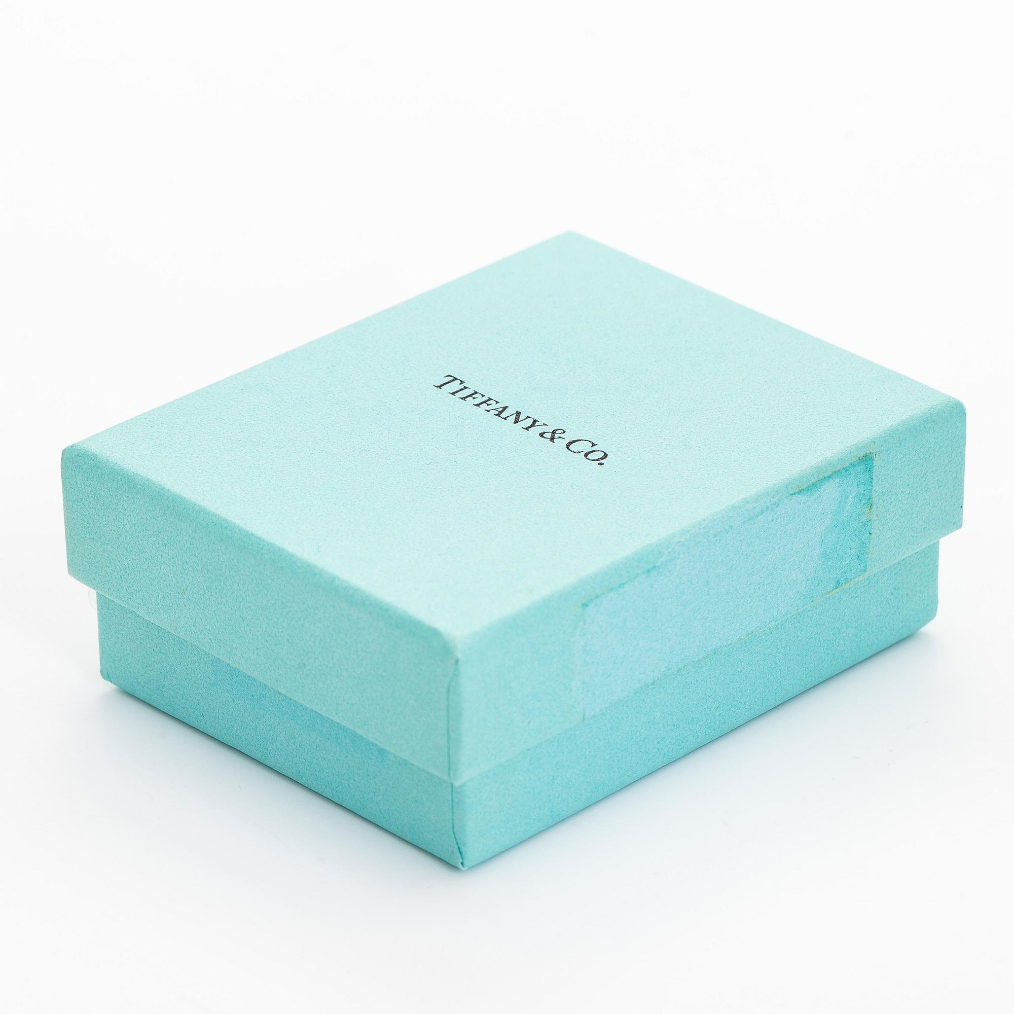 Tiffany & Co, kaulakoru / riipus ja ketju, platinaa, briljanttihionta timantti.