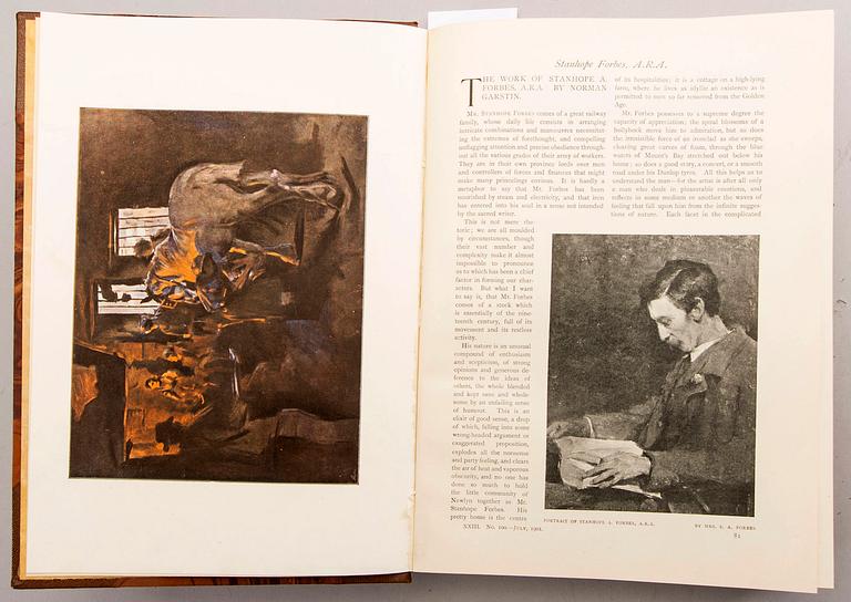 26 hardcover volumes of "The Studio", London 1901-16.