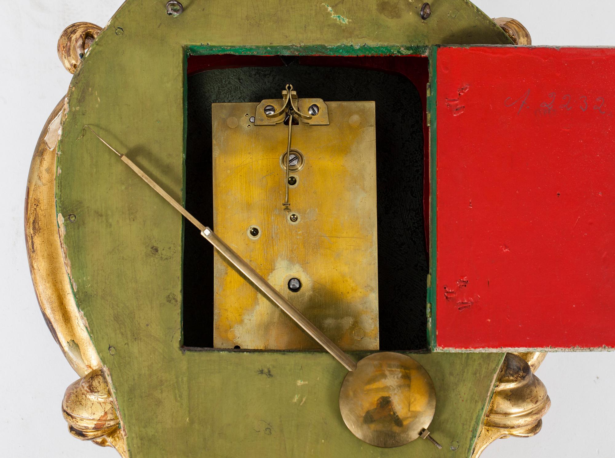 BORDSPENDYL, Petter Ernst (verksam i Stockholm 1753-1784).