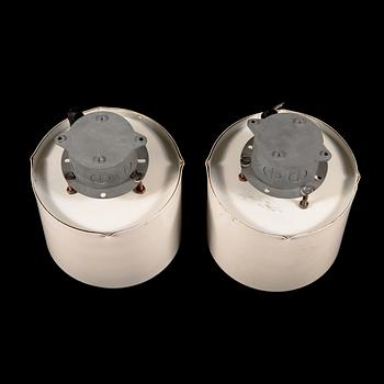 Alvar Aalto, a pair of mid-20th-century ceiling lights for Idman.