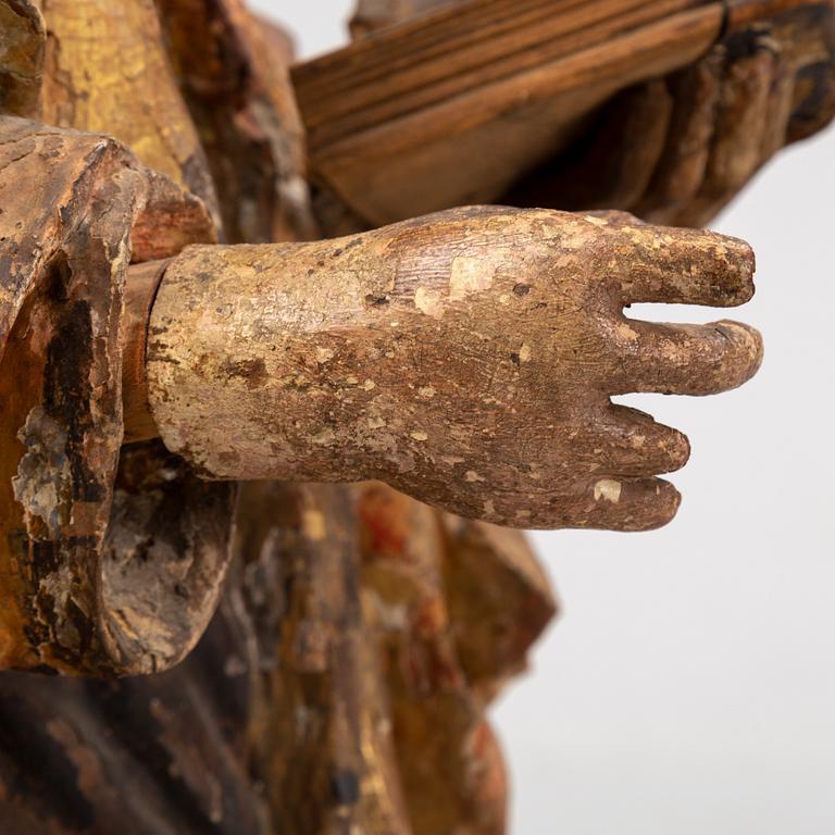 SCULPTURE, wood, 18th Century.