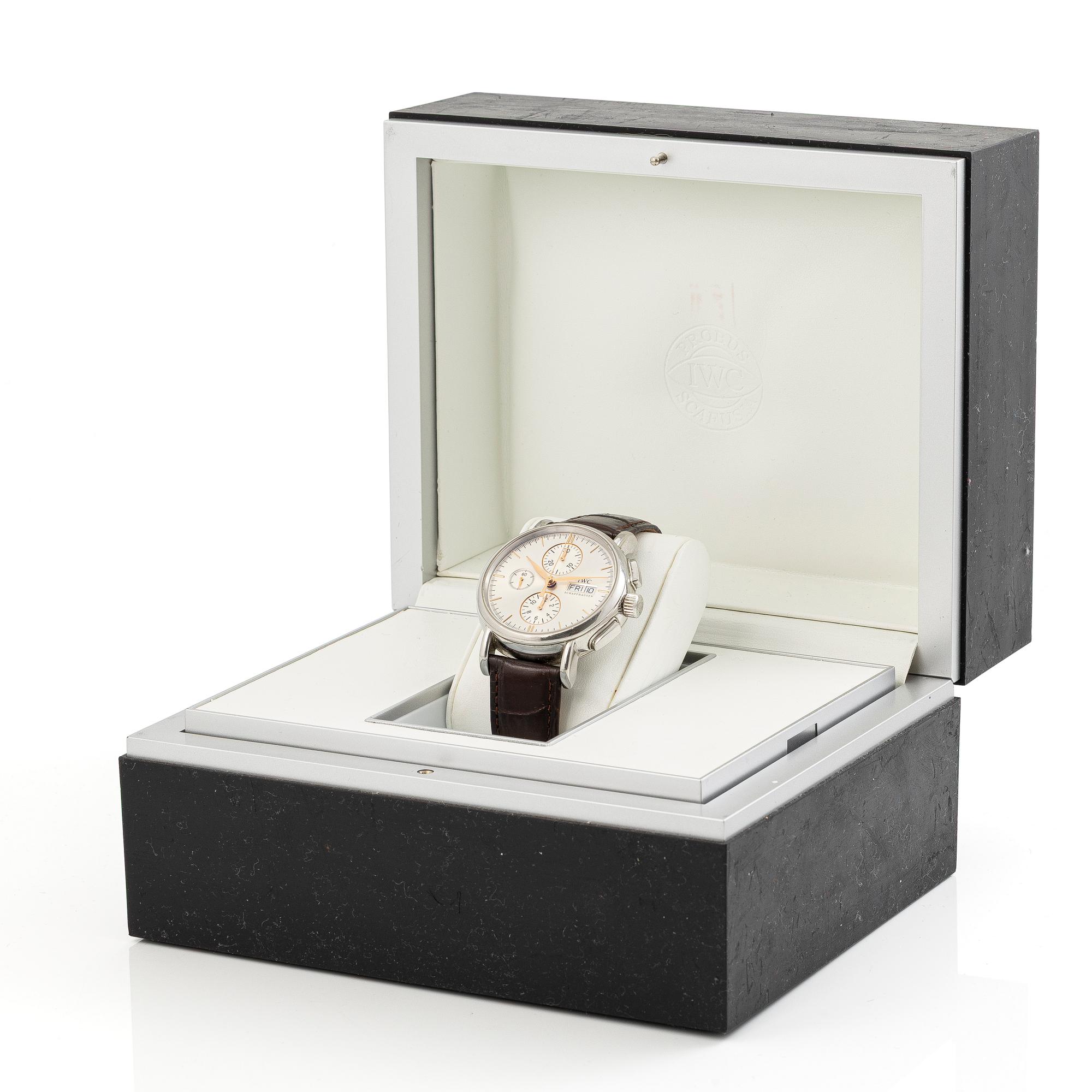 IWC, Portofino Chronograph, wristwatch, 41 mm.