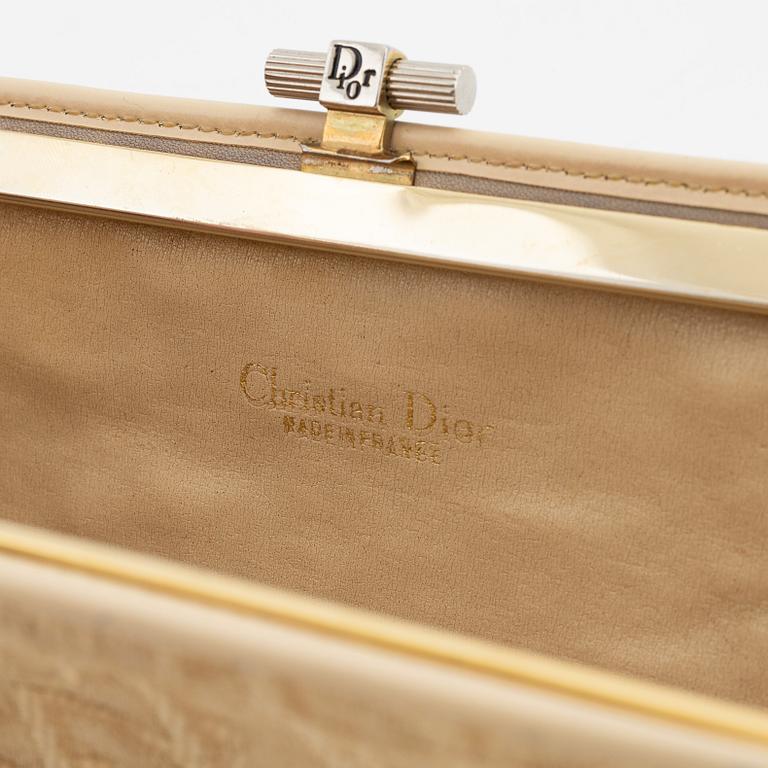 Christian Dior, a canvas evening bag.