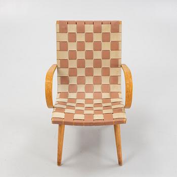 An easy chair attributed to Yngve Ekström, 1940s.