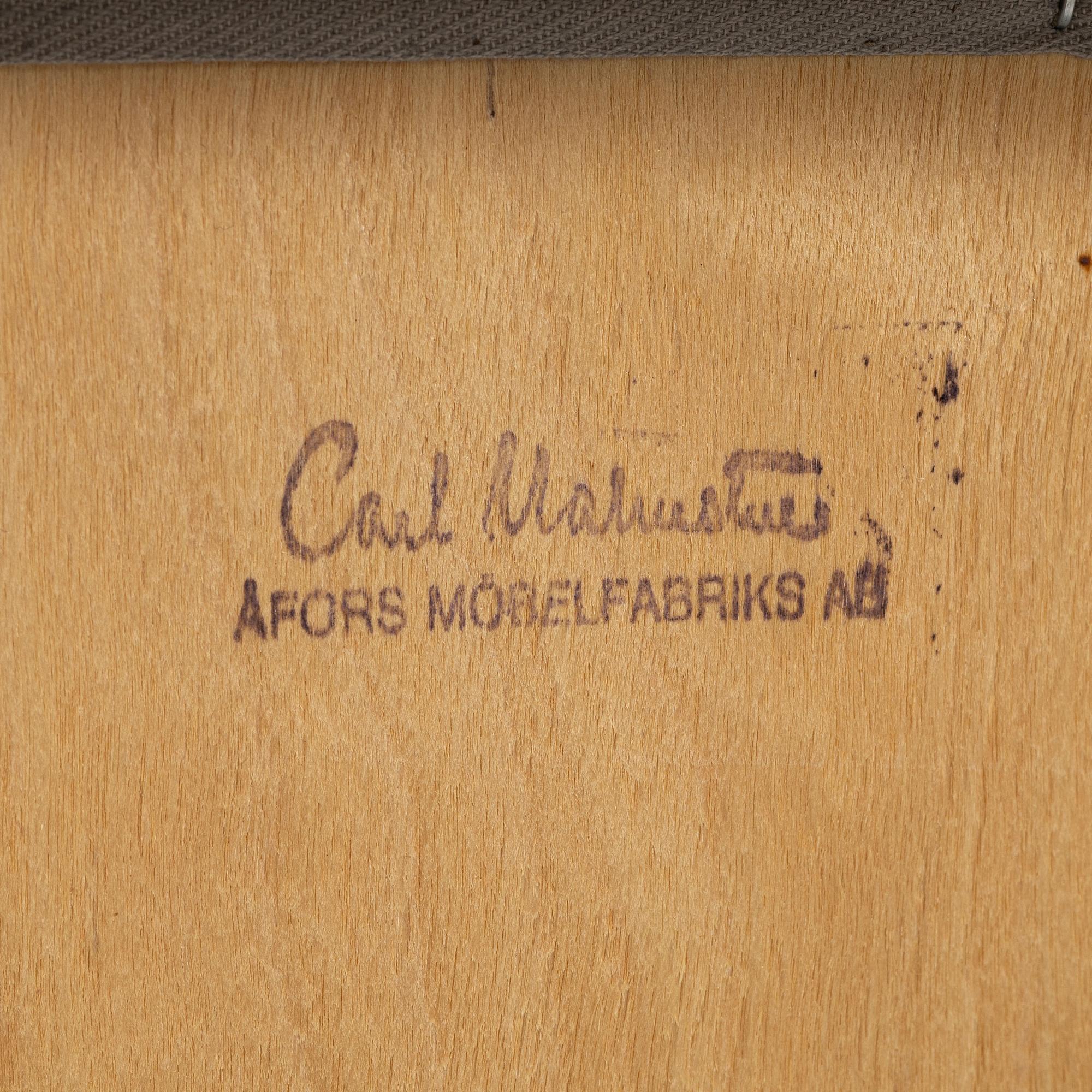 Carl Malmsten, matgrupp, 7 delar, "Herrgården", Åfors Möbelfabrik, 1900-talets andra hälft.