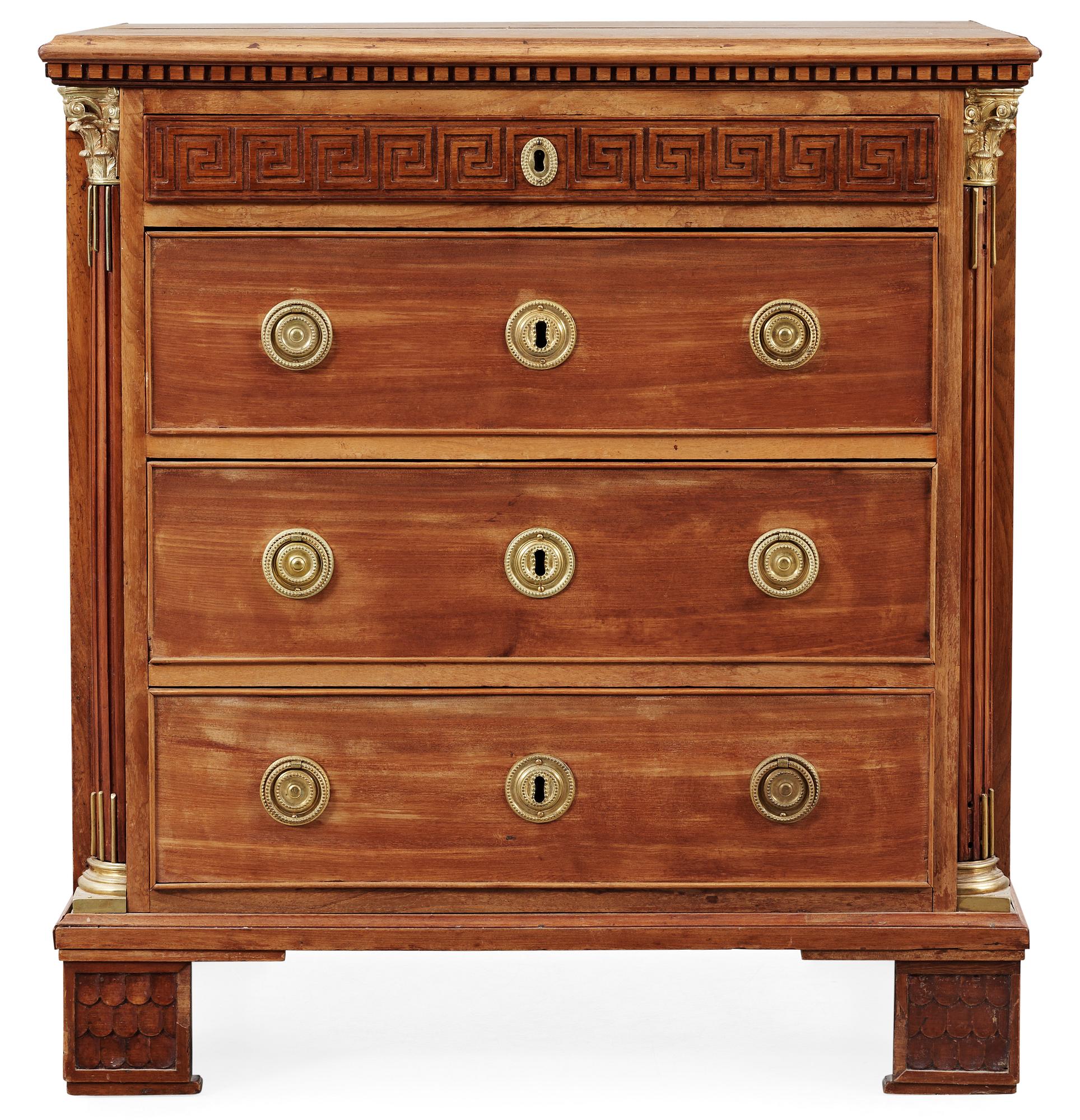 A Danish late 18th Century commode.