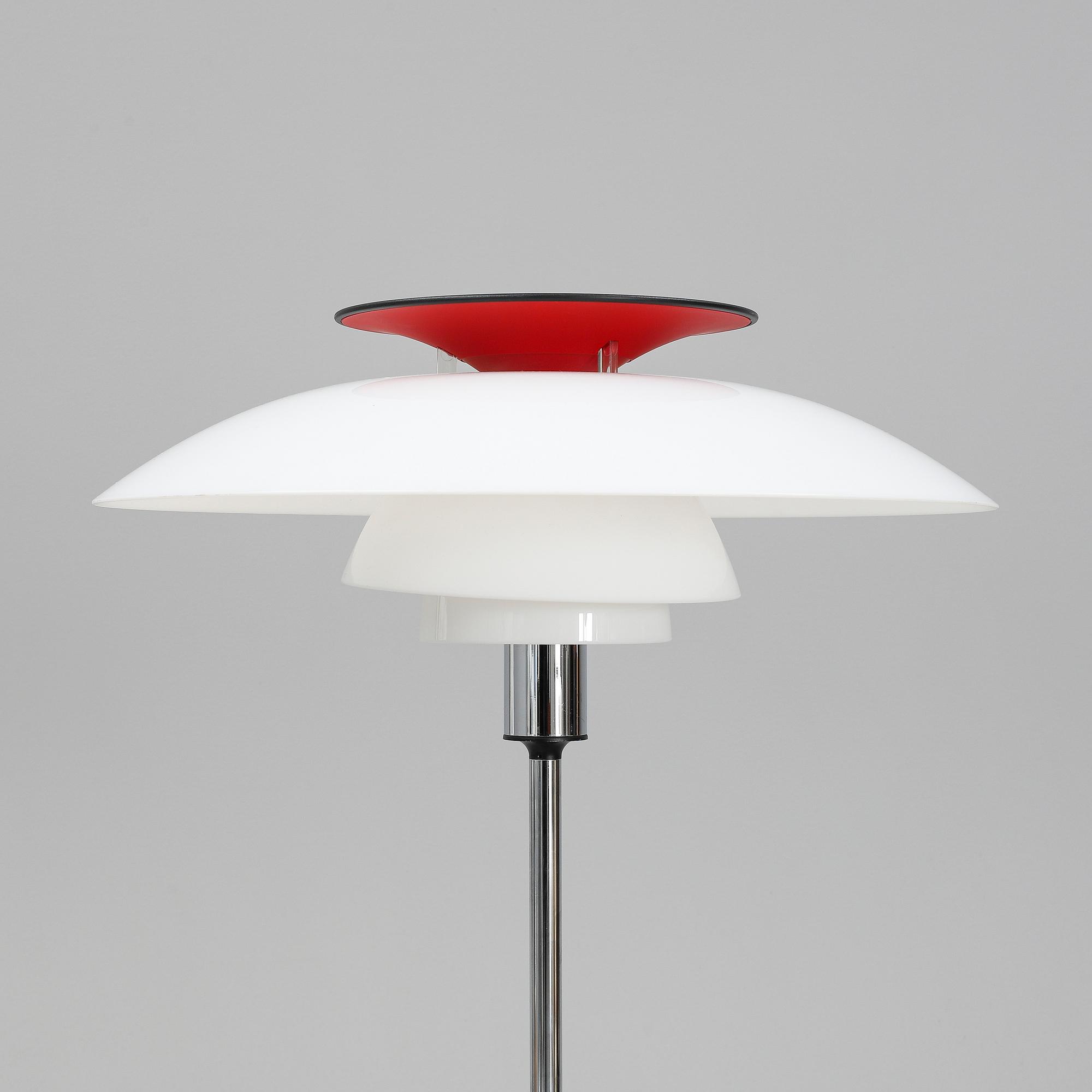 POUL HENNINGSEN, a 'PH 80' floor light,  Louis Poulsen, Denmark.
