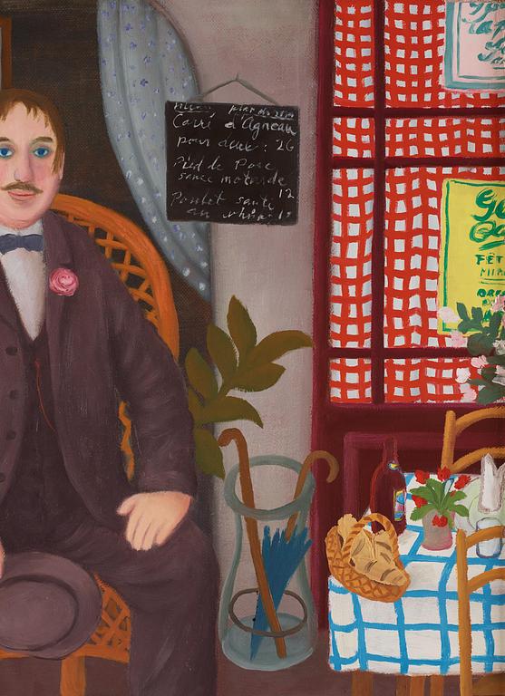 Lennart Jirlow, Man in restaurant interior.