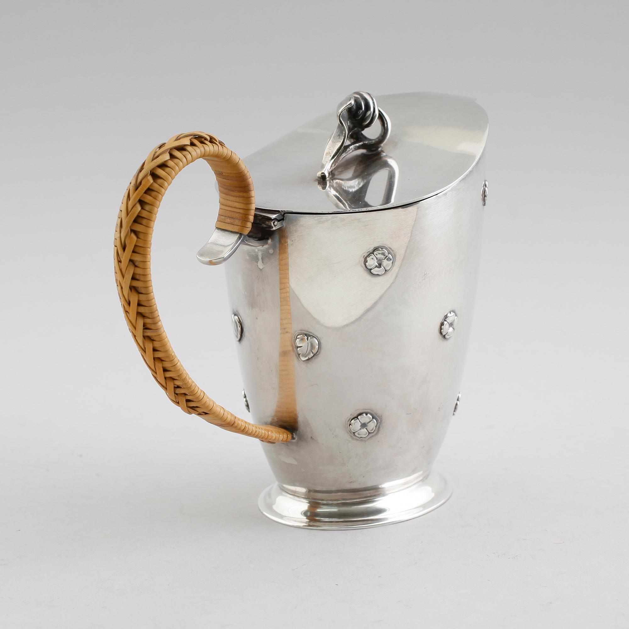 CHOKLADKANNA, nysilver, CG Hallberg, 1930-tal.