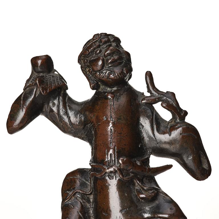 Rökelsehållare, brons. Qingdynastin, 1800-tal.