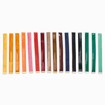 Piaget, wristwatch, Miss Protocole, 25 x 17,5 mm, 18K white gold, quartz, sapphire crystal.