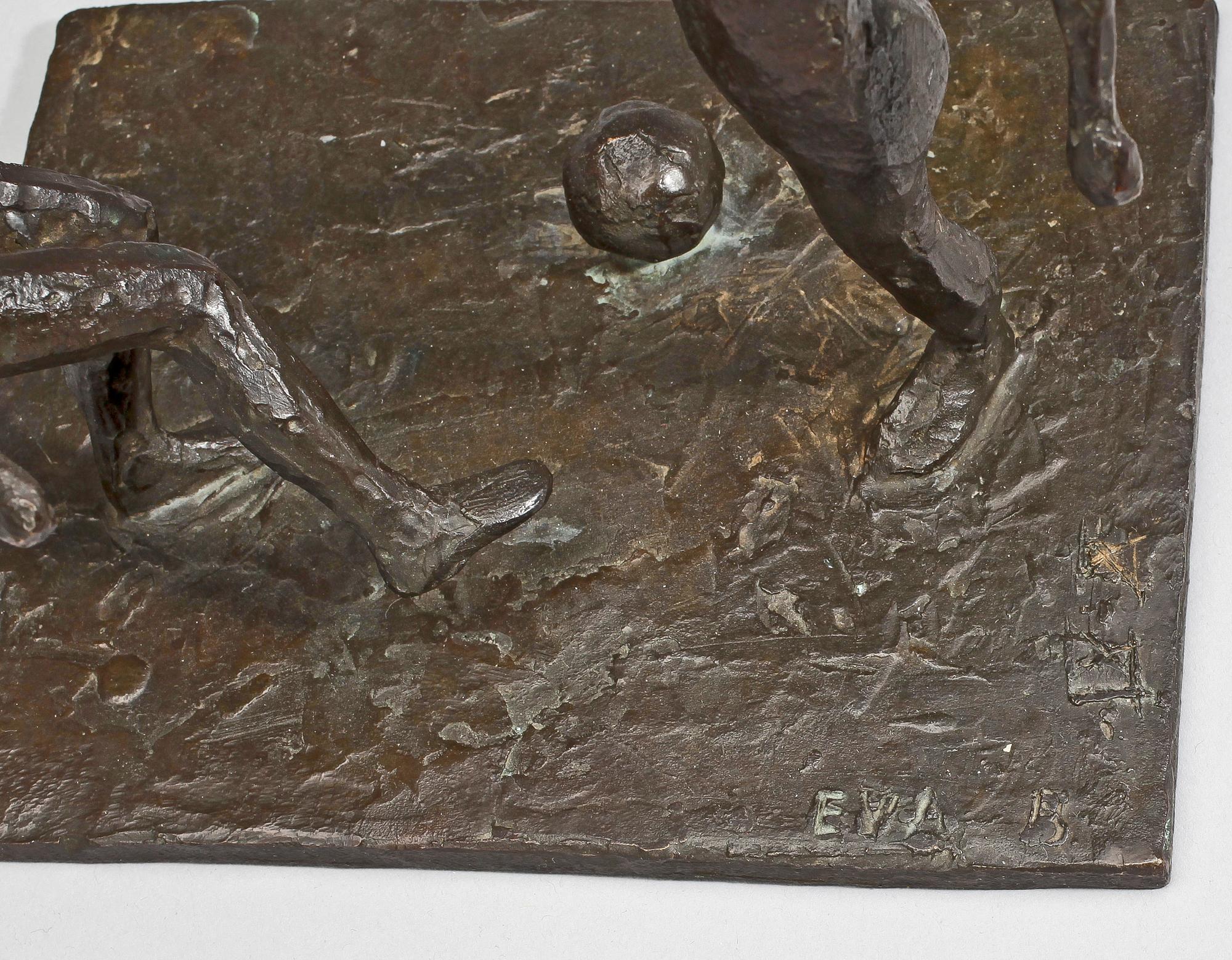 EVA BERGGREN, skulptur, brons, sign. Otydl dat troligen 1954.