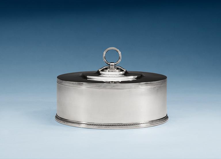 An Atelier Borgila sterling box, Stockholm 1936.