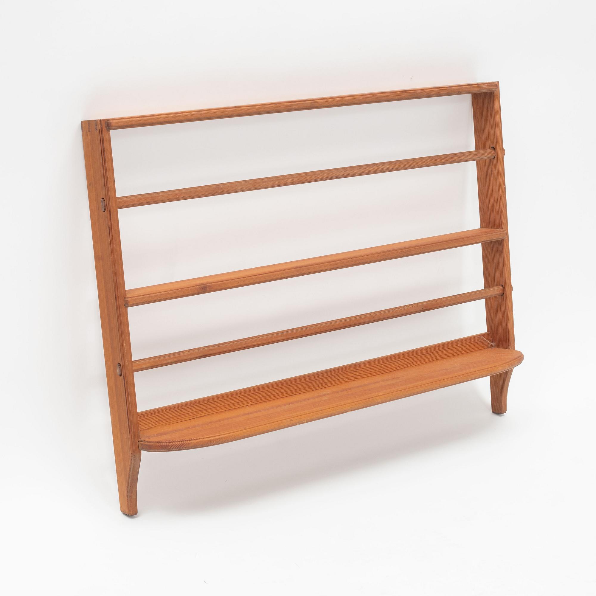 Carl Malmsten, a plate rack from the 'Kisa' series, second half of the 20th Century.
