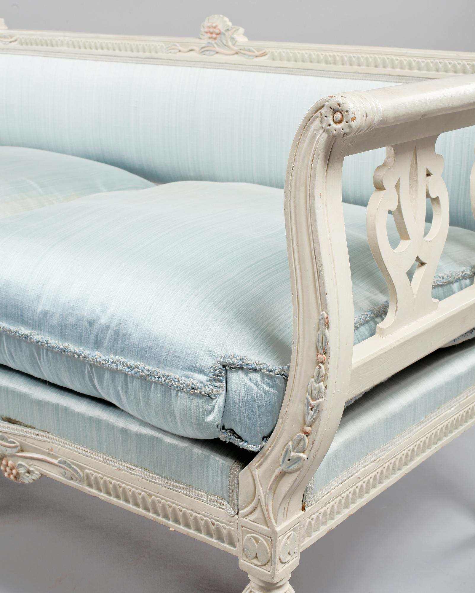 SOFFA, gustaviansk, sent 1700-tal.