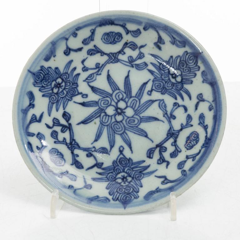 Tallrikar, 14 st, porslin, Kina, 1700-1800-tal.