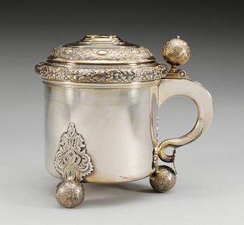 142. DRYCKESKANNA, silver, K. Andersson, Stockholm 1921.