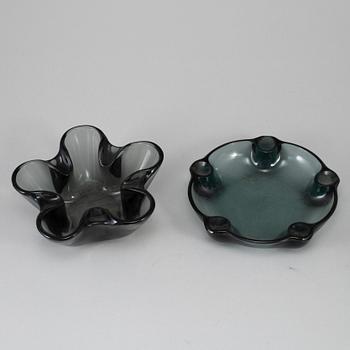 WILHELM WAGENFELD, Askfat, ”Faktotum”,  ”Corona”, "Ascher", Vereinigte Lausitzer Glaswerke.