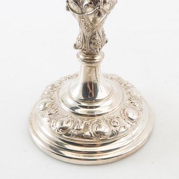 Cup Baroque style first half of the 20th century silver plate.