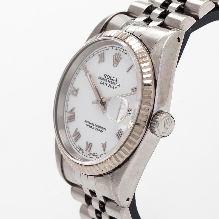 Rolex, Oyster Perpetual, Datejust, armbandsur, 36 mm.