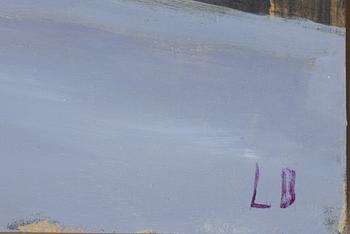 Lina Bjerneld, signerad och daterad -13 a tergo. Olja på pannå.