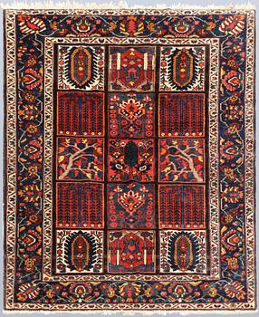 A semi-antique Bakhtiari rug, c. 215 x 152 cm.
