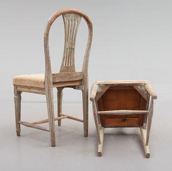 STOLAR, 1 par, sengustavianska, 1800-talets början.