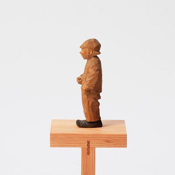 Axel Petersson Döderhultarn, wooden figure, stamped signature.