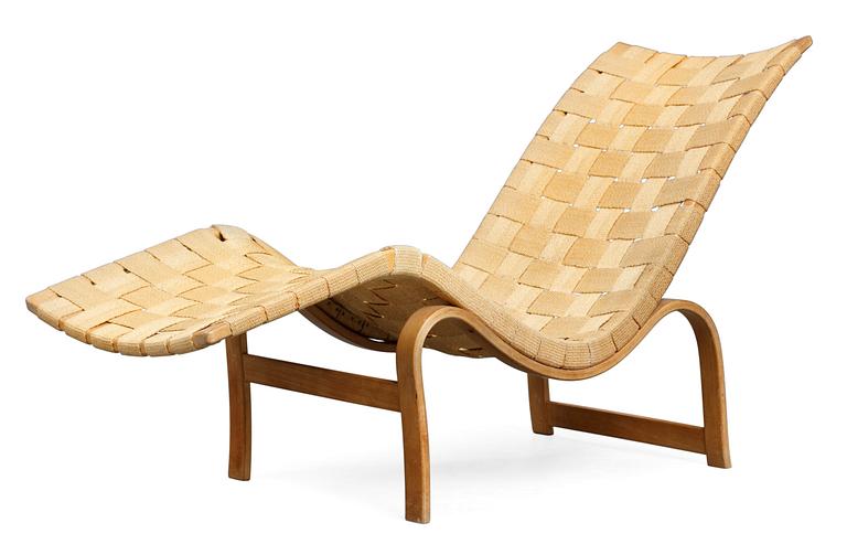 A Bruno Mathsson reclining chair "Vilstol nr 36" produced by Karl Mathsson in 1939.