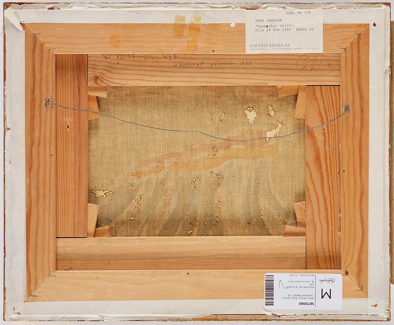 Rune Jansson, "Uppburet gulrött".